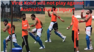 Indian fans got a big shock, Virat Kohli will not play against Australia due to injury?